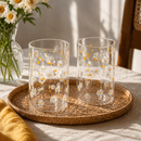 Jogo 2 Copos de Vidro Borossilicato Sunflower 280ml