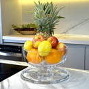 Boleira 6 em 1 de Vidro com Tampa Clássica 30,7cm