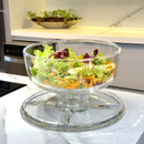 Boleira 6 em 1 de Vidro com Tampa Clássica 30,7cm