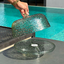 Boleira em Acrílico com Detalhe em Textura Verde