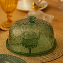 Boleira em Acrílico com Detalhe em Textura Verde