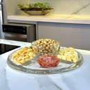 Boleira 6 em 1 de Vidro com Tampa Clássica 30,7cm