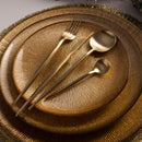 Faqueiro Opera em Aço Inox Champanhe 16 Peças