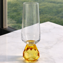 Taça para Champanhe com Base Diamante Âmbar 250ml