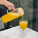 Jogo 6 Taças para Água de Vidro com Fio de Ouro Diamond Transparente 325ml