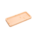 Bandeja Retangular de Bambu Nature 24cm