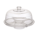 Boleira 6 em 1 de Vidro com Tampa Clássica 30,7cm