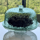 Boleira em Acrílico com Detalhe em Textura Verde