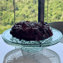 Boleira em Acrílico com Detalhe em Textura Verde