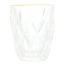 Copo de Vidro com Fio de Ouro Diamond 270ml