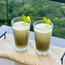 Copo Longo em Acrílico Degrade Verde 562ml