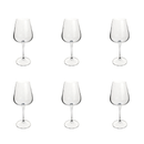 Jogo 6 Taças para Vinho Branco Ardea em Cristal 450ml Full Fit 57984
