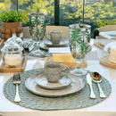 Faqueiro Dourado Aço Inox 24 Peças