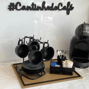 Jogo de 4 Colheres Aço Inox para Chá Heart Coração Prateada 12,7 cm