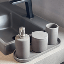 Kit para Banheiro Cimento Cinza 4 Peças