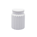 Kit para Banheiro em Cerâmica Stripes Branco 2 Peças