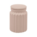 Kit para Banheiro em Cerâmica Stripes Nude 2 Peças