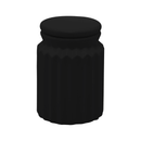 Kit para Banheiro em Cerâmica Stripes Preto 2 Peças