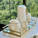 Leiteira em Porcelana Birds Branca 230ml