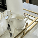 Leiteira em Porcelana Birds Branca 230ml