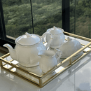 Leiteira em Porcelana Birds Branca 230ml