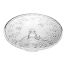 Prato para Bolo com Pé em Cristal Ecológico New Buterfly 30cm