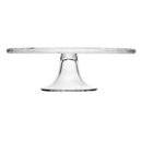 Prato para Bolo com Pé em Cristal Ecológico New Buterfly 30cm