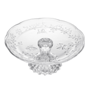 Prato para Bolo com Pé em Cristal New Butterfly 27cm