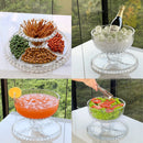 Prato para Bolo Boleira Cristal de Chumbo com Pé e Tampa Pearl 31cm