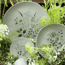 Prato Raso em Cerâmica Orgânico Ammi 26,5cm