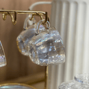 Jogo 4 Xicaras de Chá com 4 Pires Menfis Furta Cor e Dourado